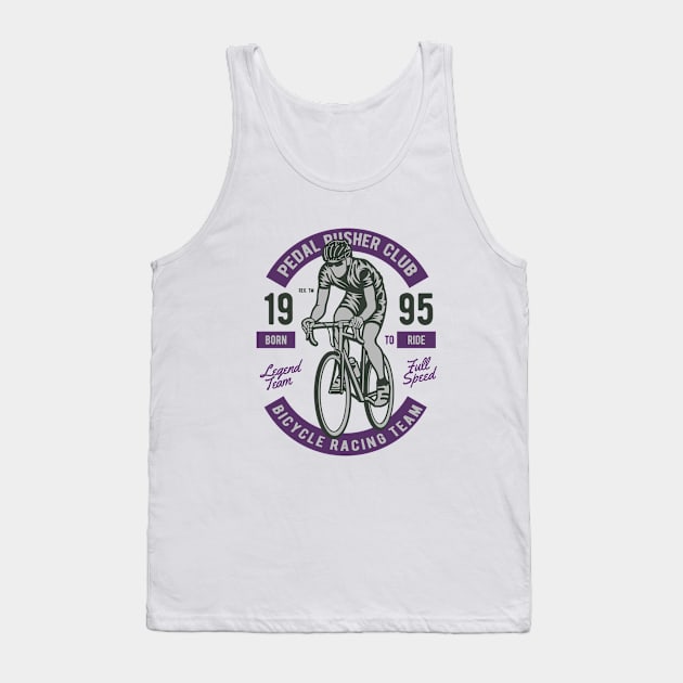 Amazing Bicycle Racing Team Tank Top by HealthPedia